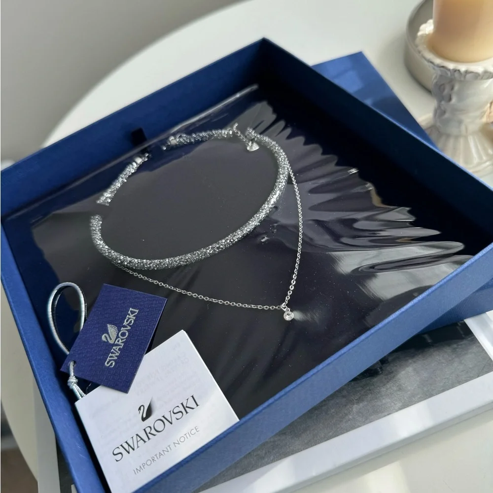 Swarovski | Jewelry | Swarovski Long Beach Crystal Necklace 536557 